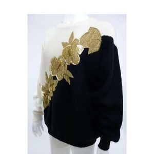 Alfred Dunner ladies embellished  Vintage sweater 42 NWT